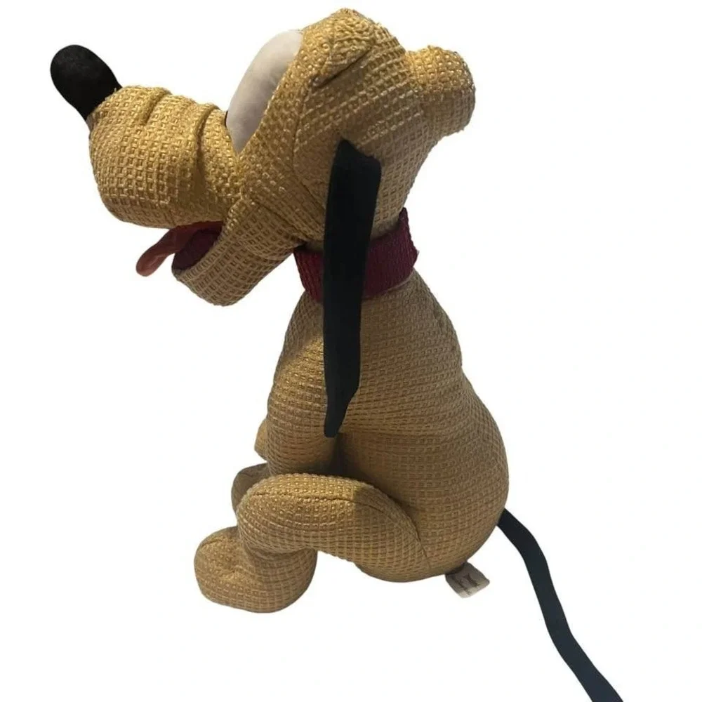 Disney Parks 80th Anniversary Pluto Limited Edition Plush Woven Fabric LE 571